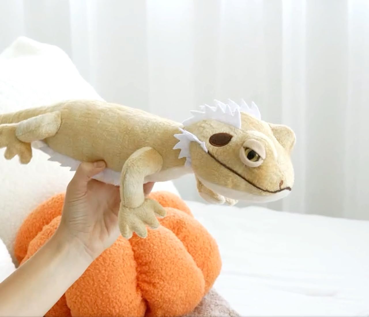 The Petting Zoo Bearded Dragon Stuffed Animal, Gifts for Kids, Wild Onez Zoo Animals, Bearded Dragon Plush Toy 24 inches