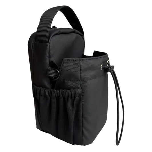 YOXCAN Magnetic Gym Bag Strong Magnetic Water Bottle Carrier Holder Durable Waterproof Fitness Organizer Workout Bag Gym Magnetic Accessories Bag Sleeve for Men Women (Black)