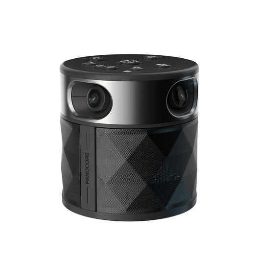 PANOCORE360 All-in-One Meeting Camera - 360° Conference Cam for PC Mac, Speaker & Mic Array, Auto Speaker Focus, 1080P Output, AI Voice Isolation, Local Recording,Compatible with Webex/Zoom/Teams/Meet