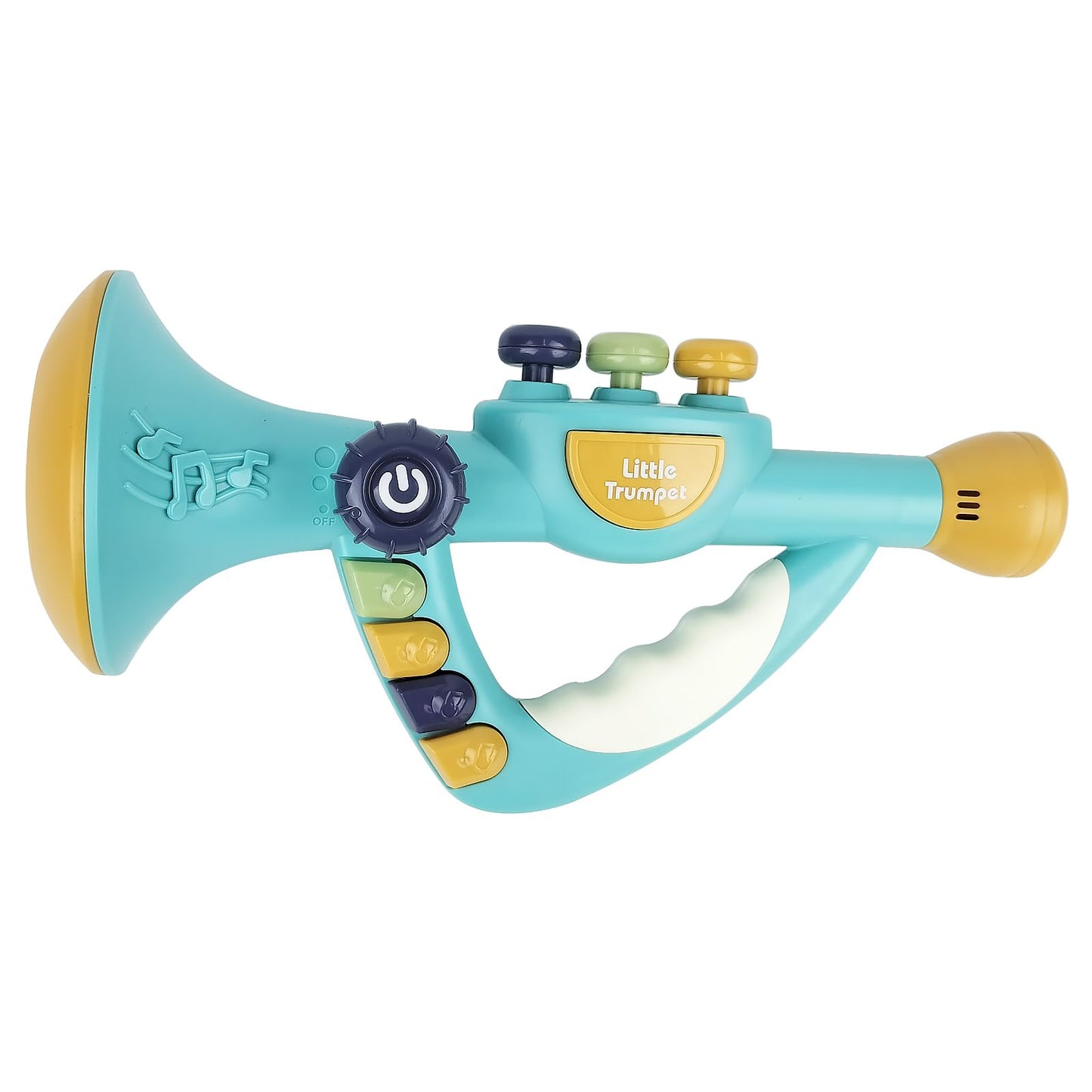 IIROMECI Musical Instruments Toys for Kids, Toddlers Little Trumpet and Baby Educational Toy for Girls & Boys Ages 1-3 (Blue)