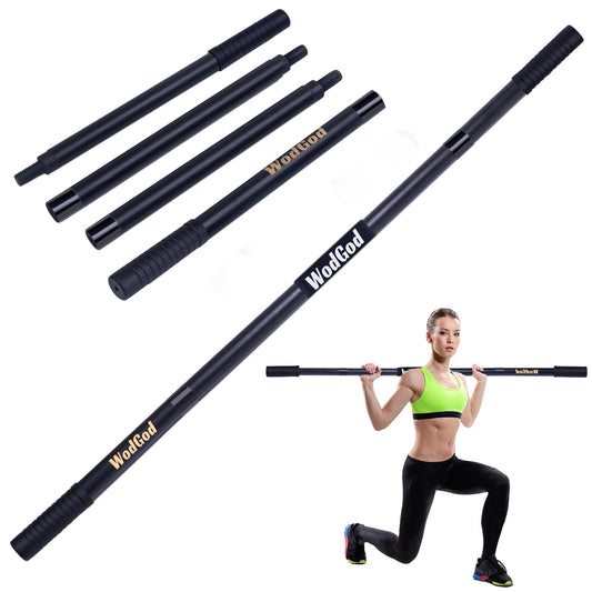 Wooden Yoga Stick,5 Ft Mobility Stick,Adjustable Stretching Stick,Portable Splicable Exercise Stick,Exercise Pole For Balance,Flexibility And Mobility,Stretch Stick,Stick Mobility Training Stick