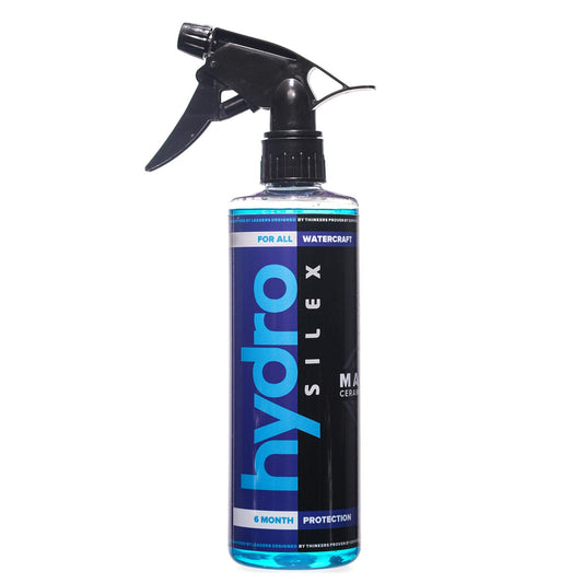 HydroSilex Marine Ceramic Coating (128oz) | Spray on Ceramic Coating w/ SIO2 | UV Protectant | Protects Hull from Salt Water Damage | Protection for Boats, Yachts & Personal Watercrafts