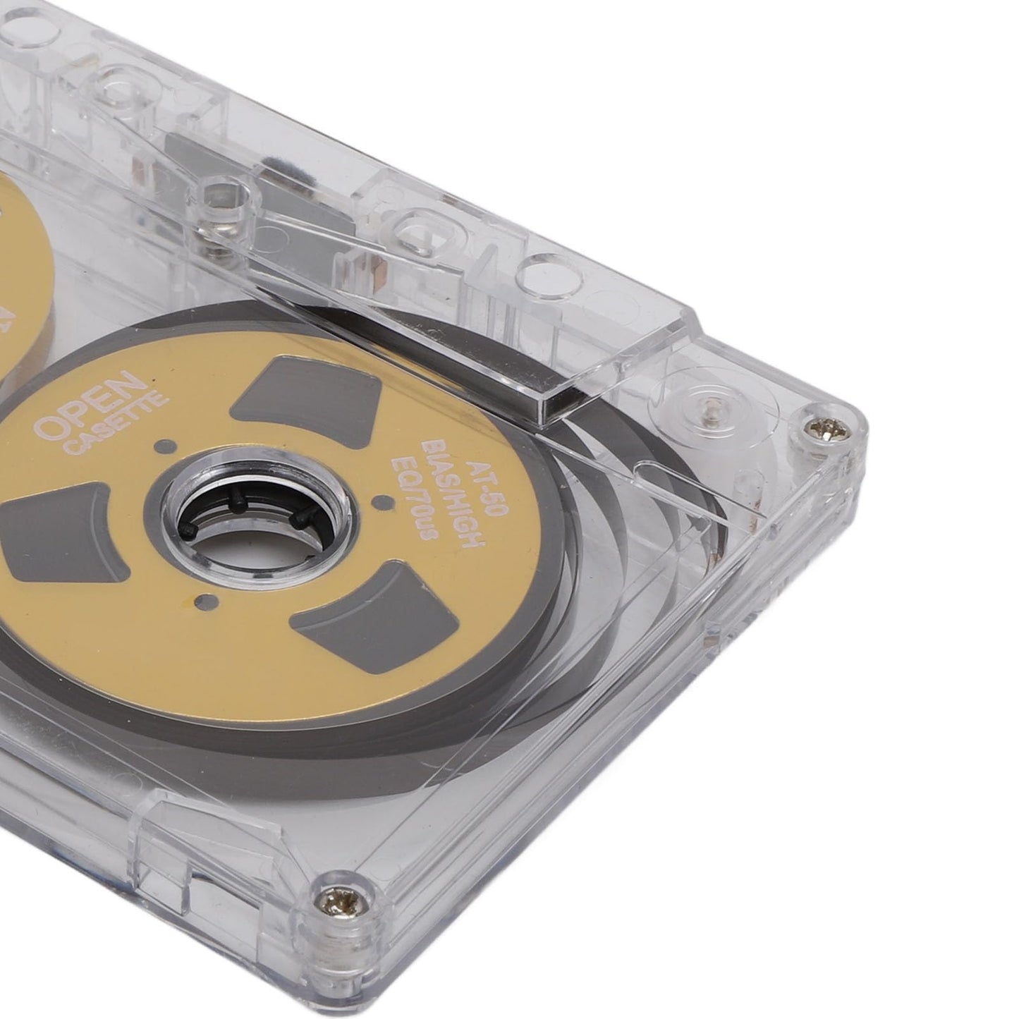 Reel to Reel Blank Cassette Tape, Normal Bias 50 Minutes Recording Tape, for Music Recording (Gold)