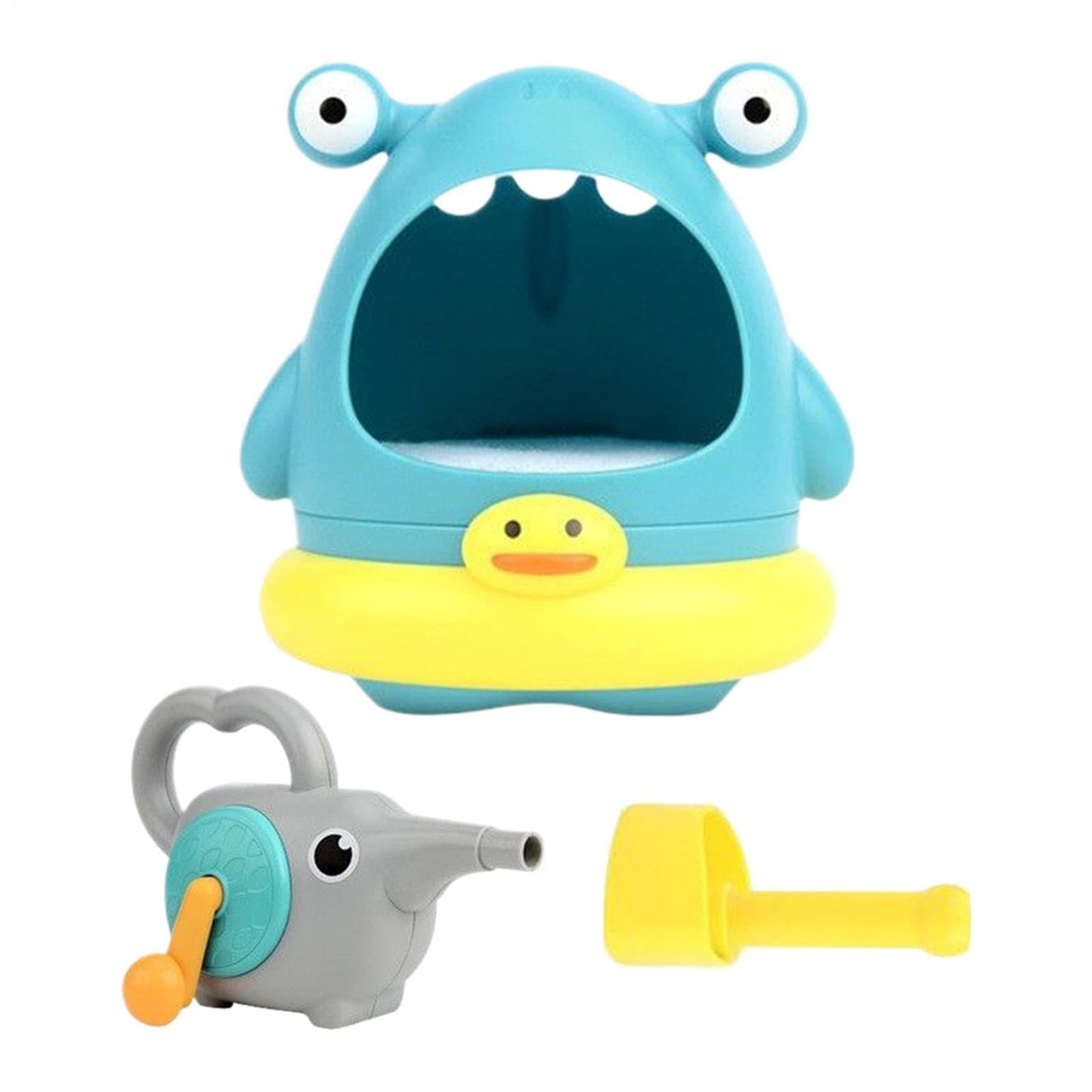 Automatic Bubble Machine, Crab Shaped Maker, Interactive Water Blower for Holiday Bathroom Birthday 10 Inch Width Flexible Polymer Material Sturdy Floating Toy Nursery Preschool Party Summer Item