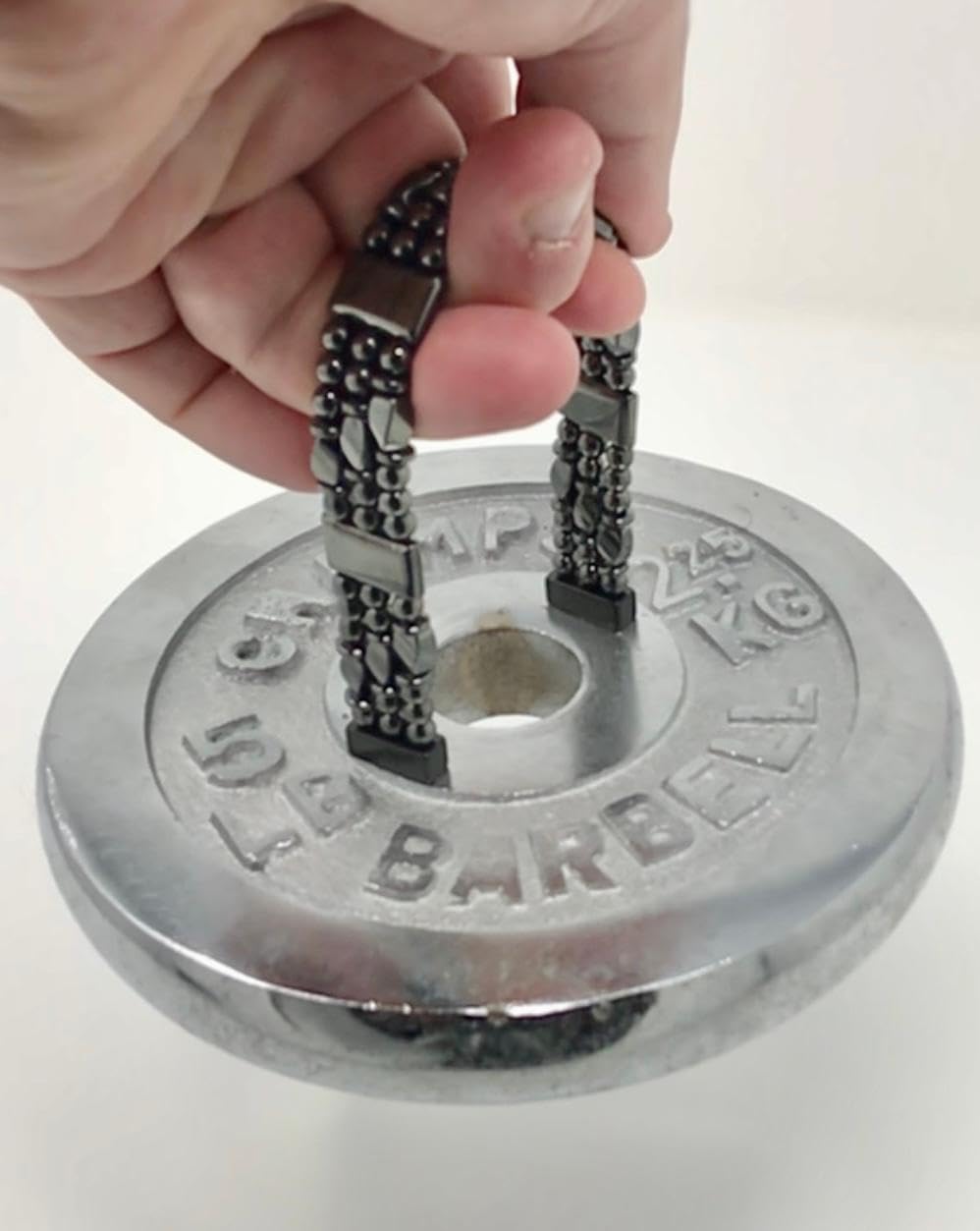 Tri-Power Magnetic Hematite Bracelet (7.25 Inches)