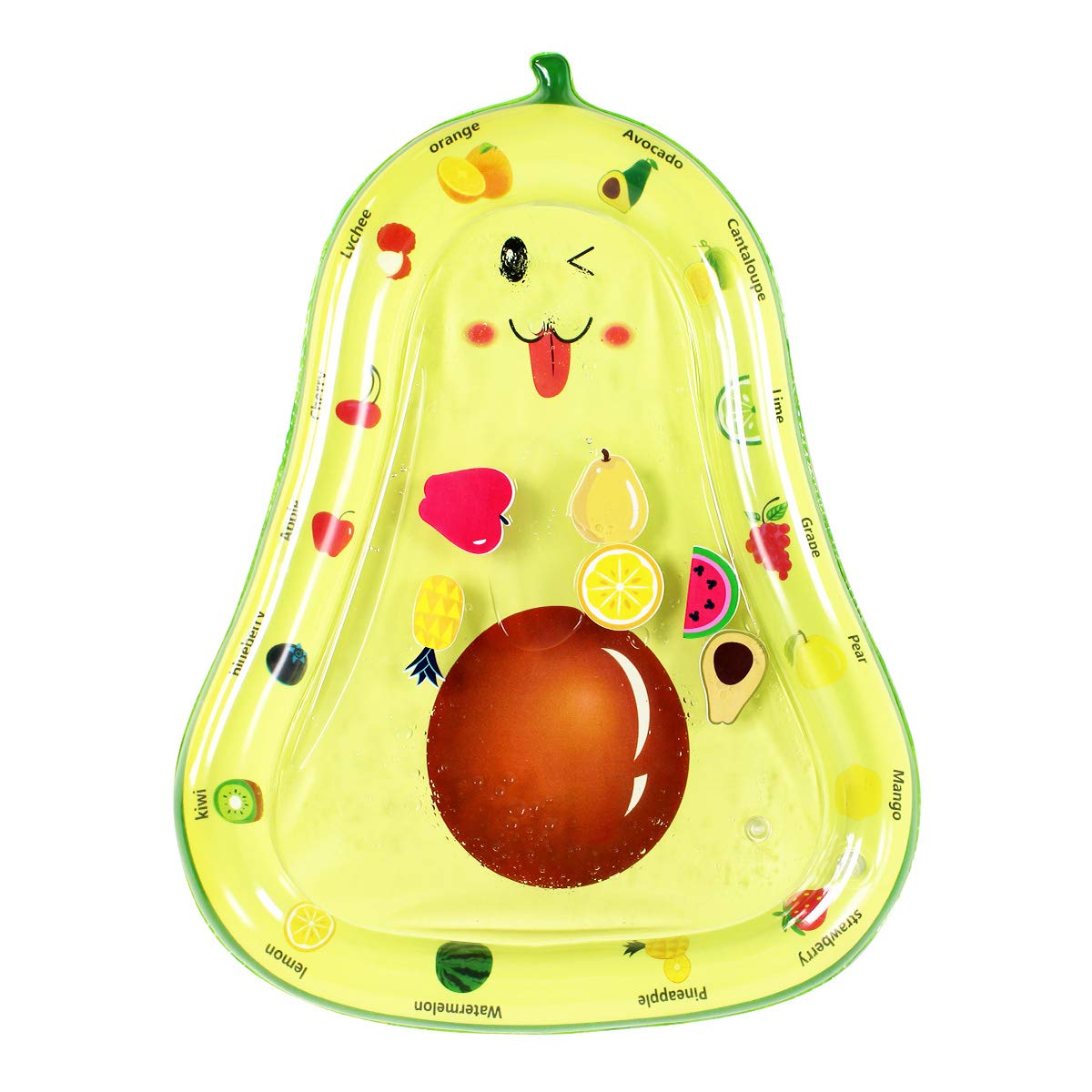 ZHUYNXIR Baby Water mat, Infant Toys, Inflatable Play Mat Water Mat Baby Toys, Fun Early Development Activity Play Center for Newborn (33 x 26 inch)