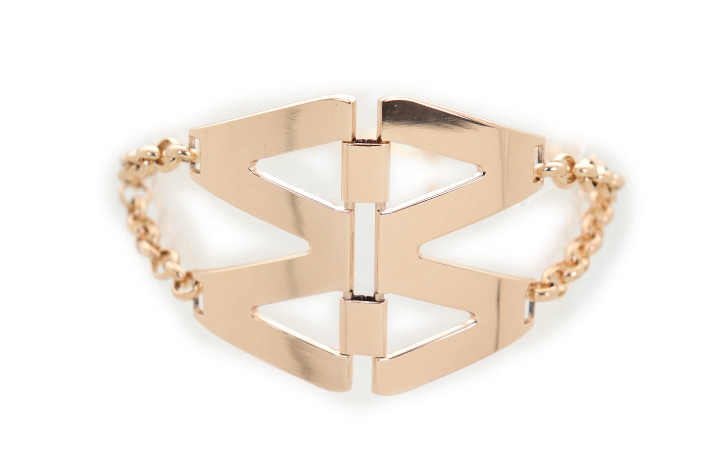 Women Boot Bracelet Gold Metal Chain Shoe Anklet Western Fashion Jewelry M Wings Charm