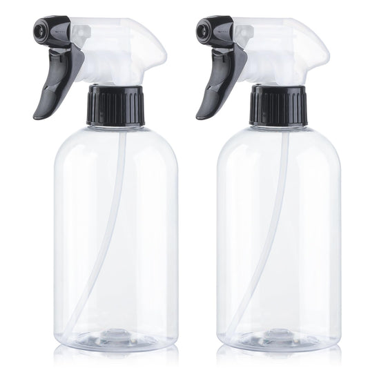 KREMORV Spray Bottles BPA free Plastic Spray Bottle 10oz/300ml Adjustable Sprayer Empty Refillable Container Mist Stream for Watering Plants, Pet Training, Kitchen Cleaning