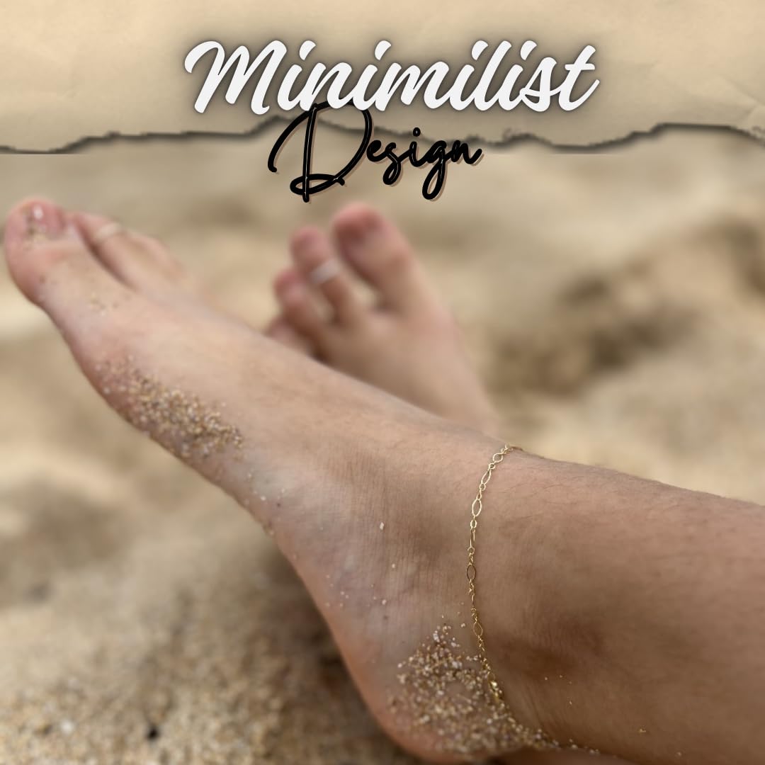 Ellie J Maui 14K Gold Filled Toe Rings for Women Adjustable Open Back Hammered Toe Ring Handmade Non Tarnish Dainty Gold Toe Ring Summer Beach Foot Jewelry (Rose Gold, Silver, Gold)