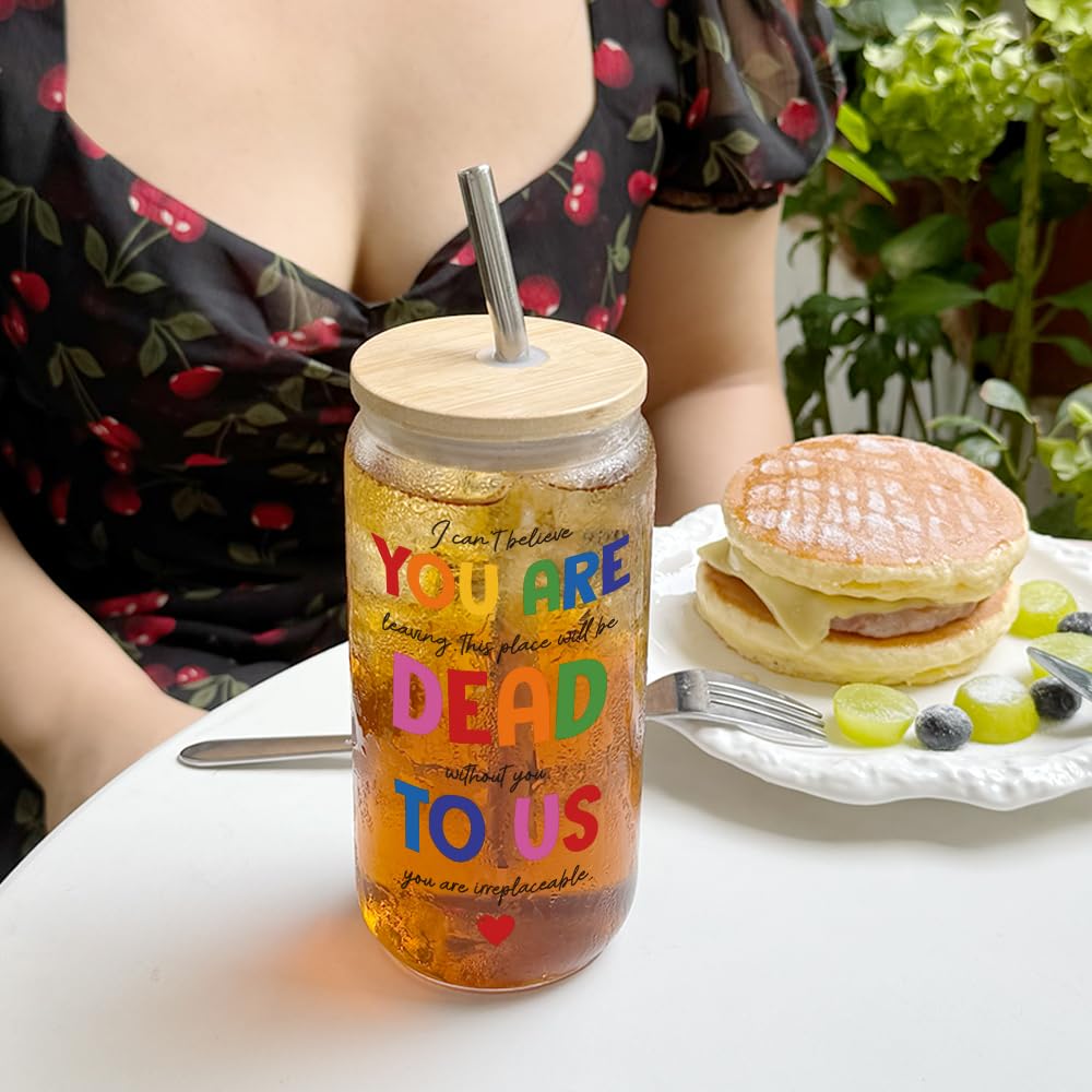 Niyorayna Funny Coworker Farewell Gifts for Women,Gifts for Coworker Leaving,Going Away, Goodbye, New Job Presents for Friends,Bestie,Boss,Coworker,Collegue, You Are Dead to Us Mug-40