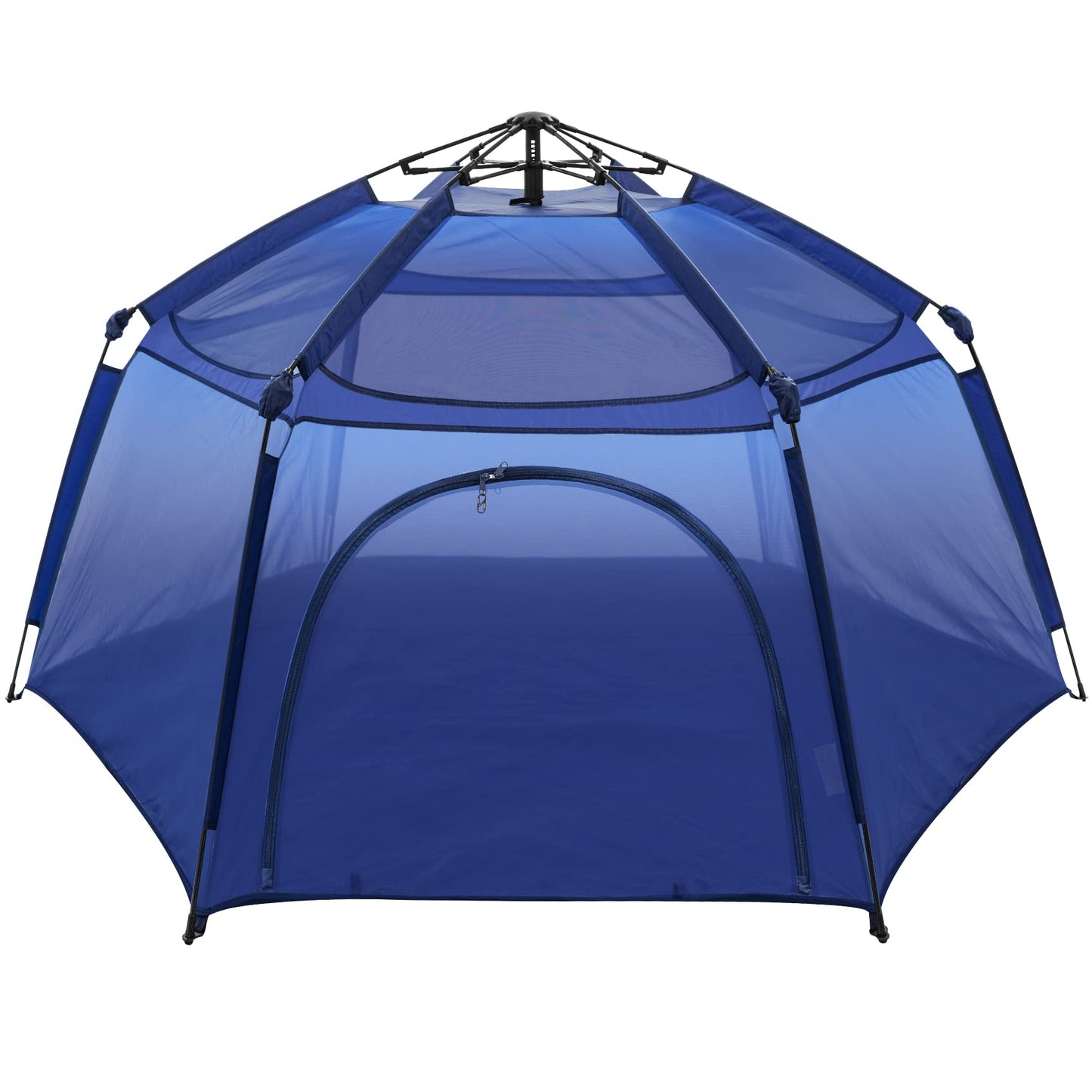Alvantor® Baby Playpen Pop Up Play Yard 84"x84"x44”Large Kids Play Tent Indoor Outdoor Playhouse Mesh Play Pen, Mosquito Net Playpen Camping Beach Playground for Babies Toddlers Infant, Navy