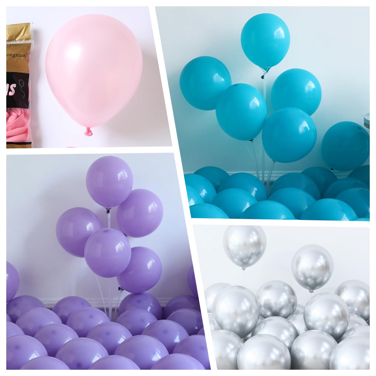 DNBOD Mermaid Party Balloon Arch Kit, 154Pcs Green Purple Little Mermaid Party Decorations Balloon Garland, Under the Sea Summer Birthday Party Supplies for Girls