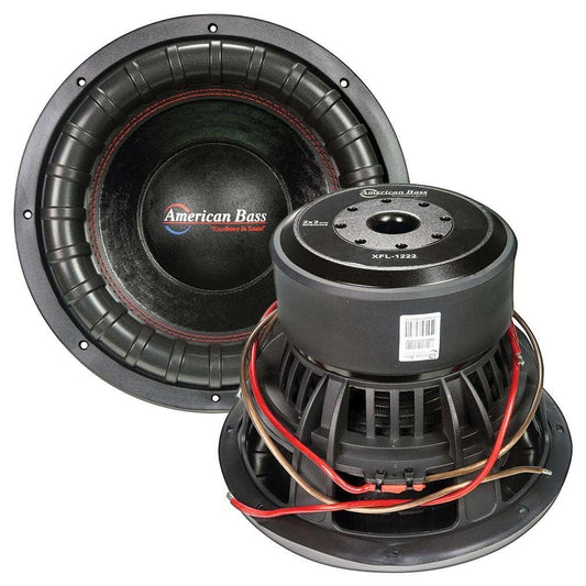 American Bass XFL 12" 4 Ohm 3000 Max Watts Car Subwoofer