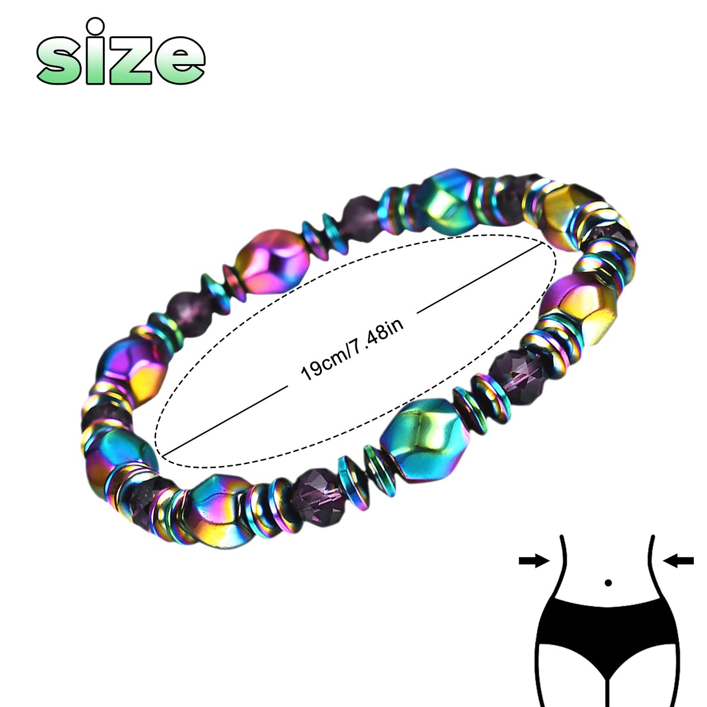 AGSIXZLAN 3pcs Adjustable Lymph Drainage Carnelian Magnetic Bracelets for women & Men,Slimming Hematite Bracelet for Lymph Drainage, Arthritis, Anxiety Relief, Swelling Reduction & Weight Loss