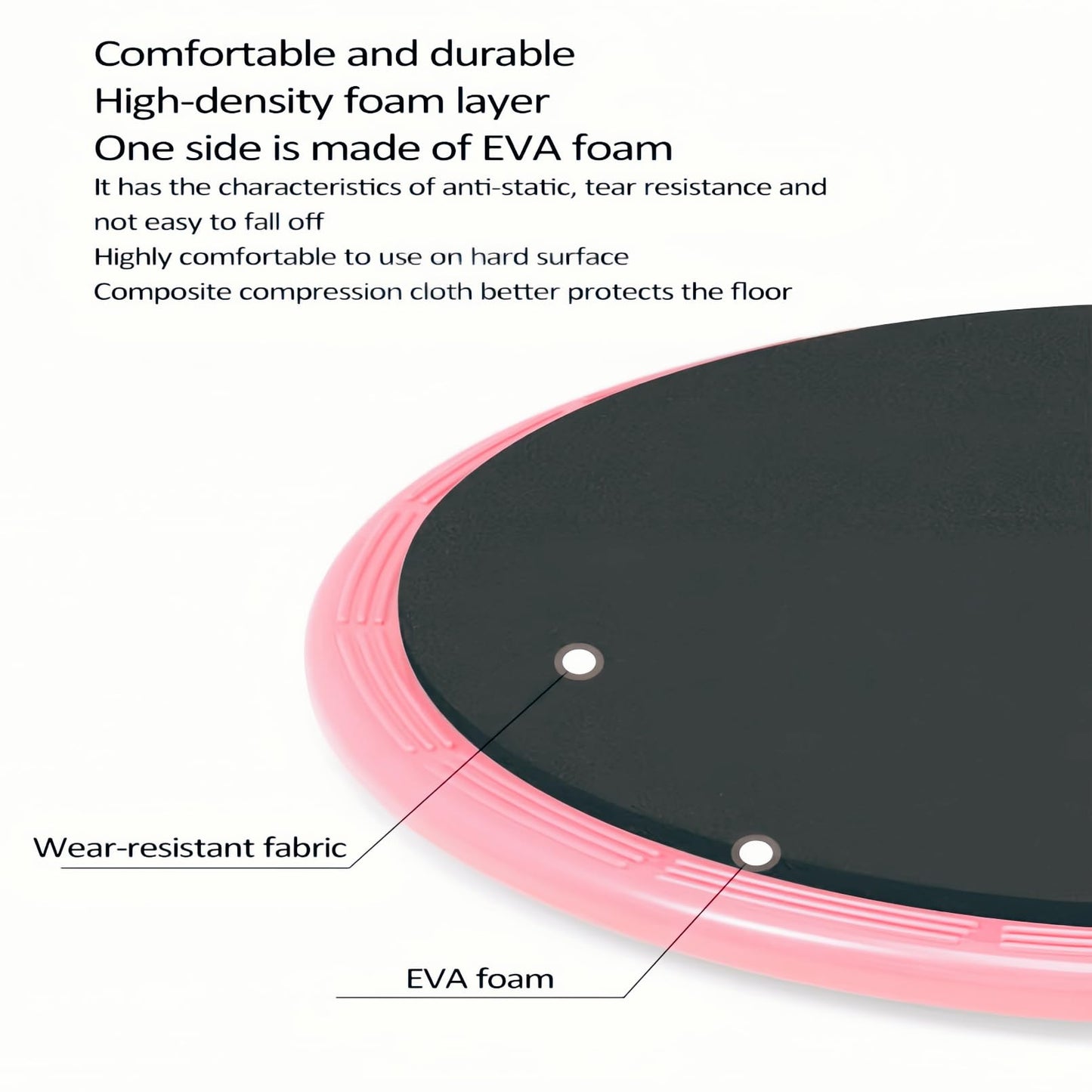 MBKHFLL Core Sliding Discs - Dual Sided Workout Sliders for Carpet & Hardwood Floor - Home Ab Pads Exercise Equipment Fitness Sliders for Women and Men (Purple)