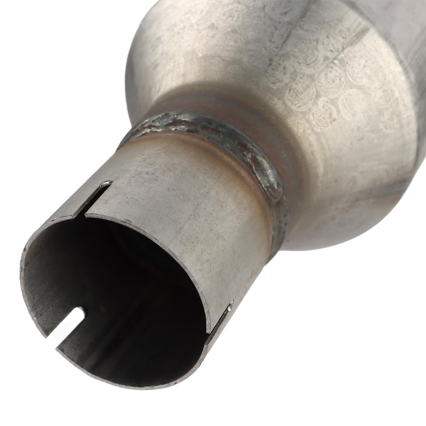 LELEHOKA Catalytic Converter Resonator Muffler Exhaust System Kit Direct-Fit Compatible with 2009 2010 2011 Mitsubishi Lancer 2.0L/2.4L AWD High Flow Design