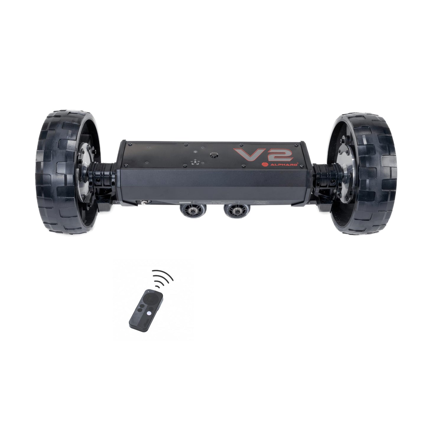 Alphard Club Booster V2Pro – Convert Your Push Cart into a Motorized, Electric Remote-Controlled Golf Caddie - New 2025 V2Pro with Permanently Attached Wheelie Bars (V2CADPRO)