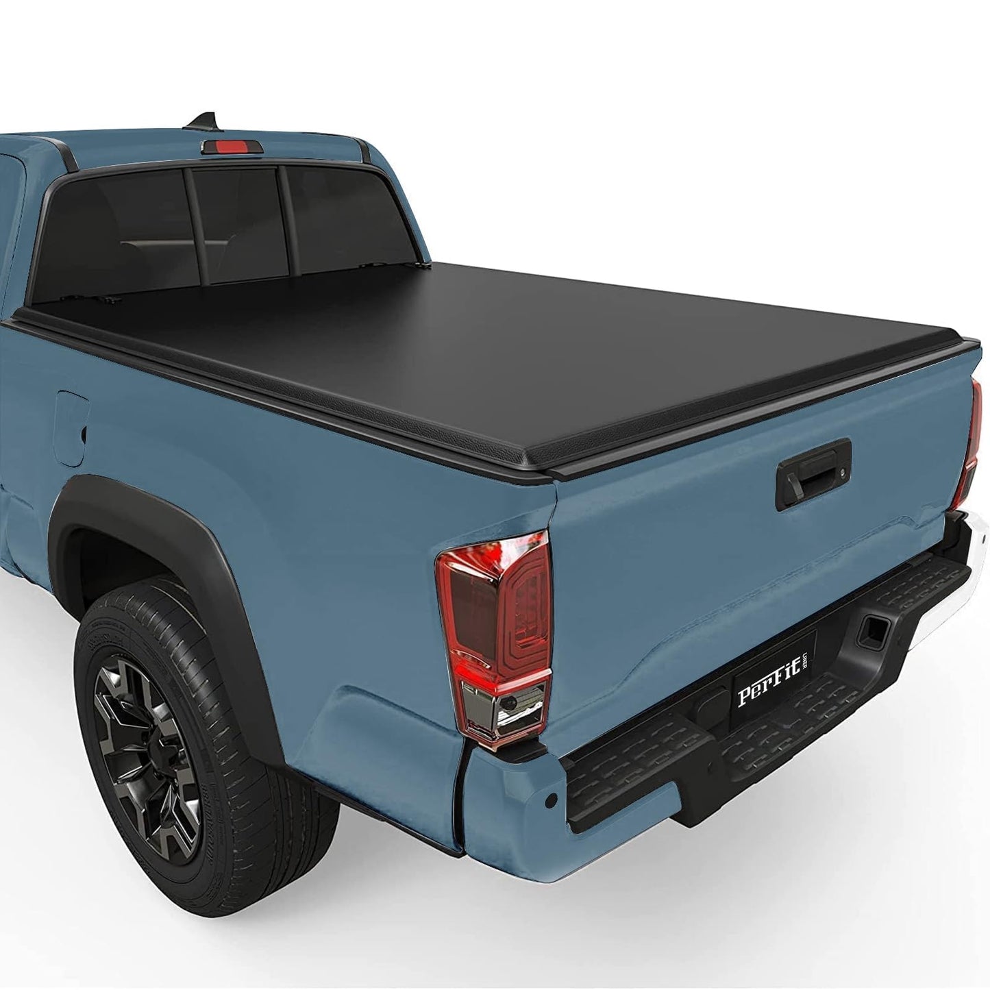 Perfit Liner Soft Roll Up Truck Bed Tonneau Cover for 2005-2015 Tacoma 6 FT (74") Fleetside (NOT for Stepside) Bed, Only fits Models with Factory Deck Rail System