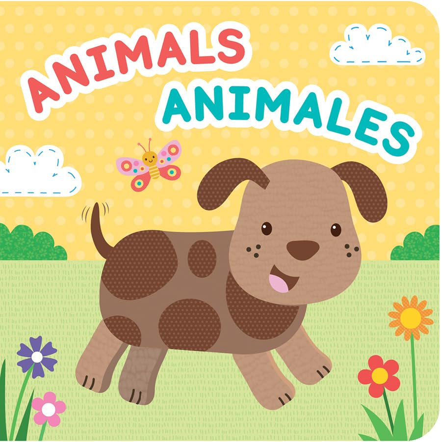 Bilingual 10 Board Books in Spanish and English: Little Library set includes Counting, Colors, Feelings, Animals, The Wheels on the Bus, ABCs, and More (English and Spanish Edition)