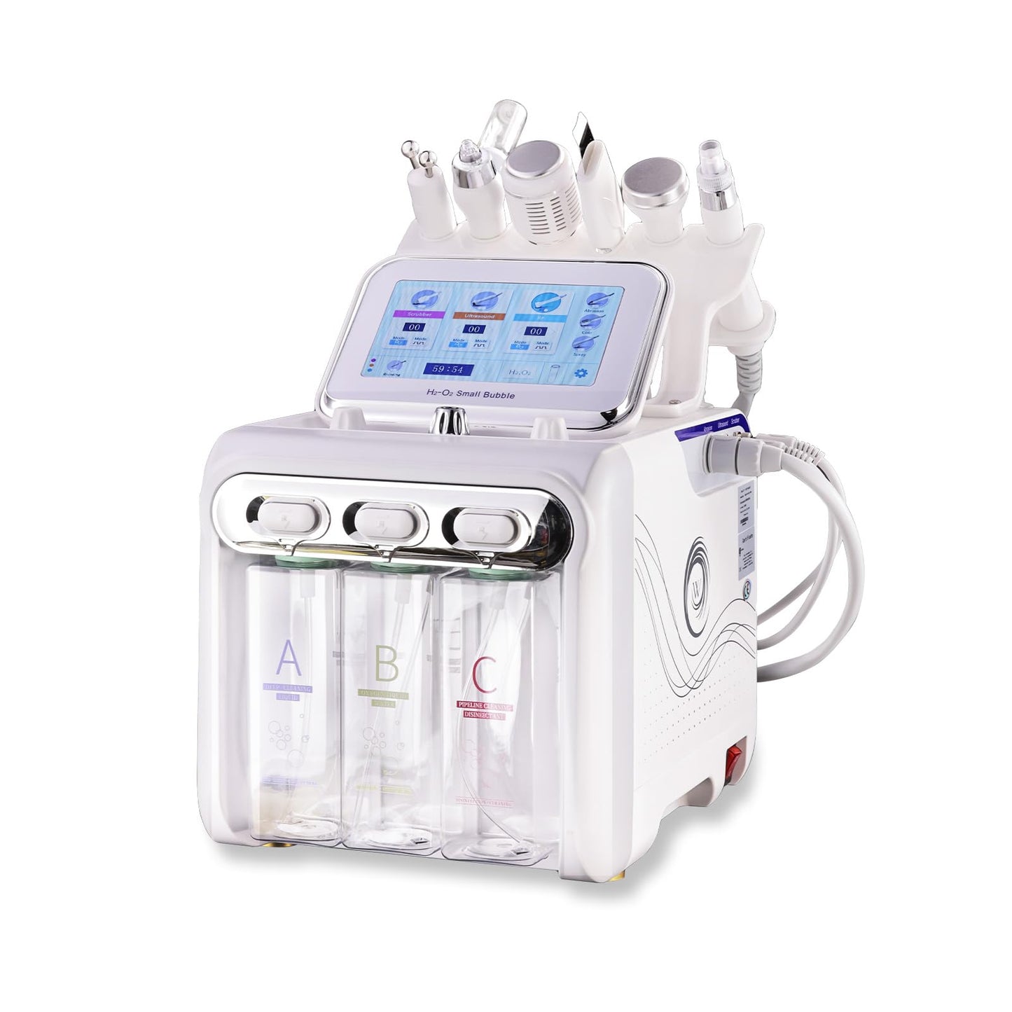 Hydrogen Oxygen Machine Professional Hydrogen Oxygen Facial Machine Household Salon Skin Care Devices for Face Moisturizing