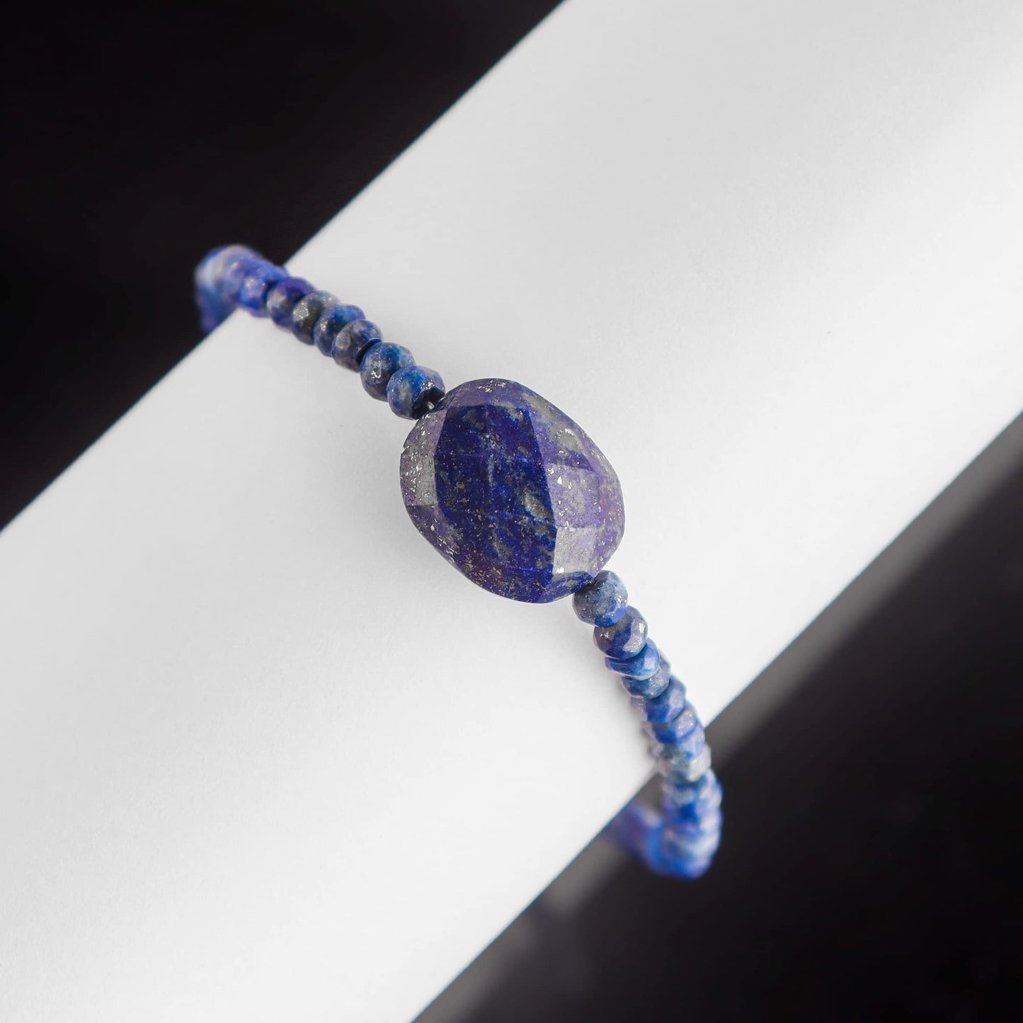 Natural Lapis Lazuli Gemstone Beads With Ball Bracelet for Women, Crystal Gems Healing Bracelets, Chakra Stone Bead Bracelets, Stone Weight Approx 28 to 30 Carats Stone Size Approx 2 to 2.5mm