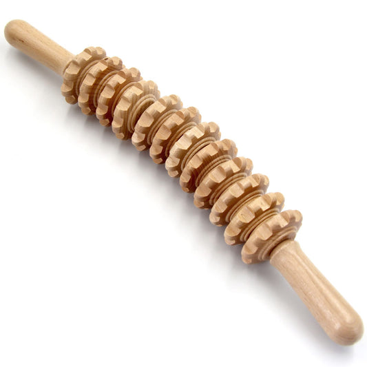 Gihunk Wood Therapy Massage Tools, 16 inch Professional Wooden Massage Roller Stick & Wood Therapy Tools for Body Shaping, Body Sculpting Tools, Ease Deep Tissue