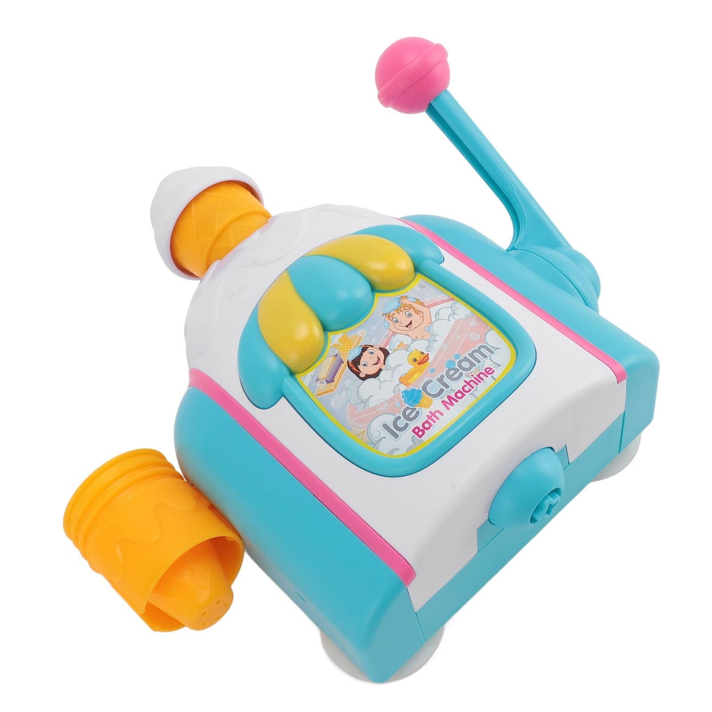 Eacam Bath Bubble Ice Cream Toy Encourage Imaginative Play, Safe Play Environment, Creative Idea Maker, Sturdy Material, Special Holiday Scenes, Insert Your