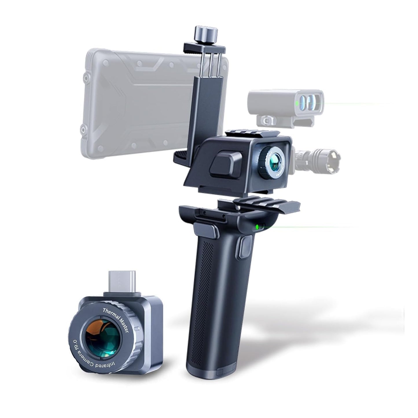 Thermal Camera for Android, X2 Thermal Night Vision Monocular, See 950 Yards, 50Hz, 15× Digital Zoom