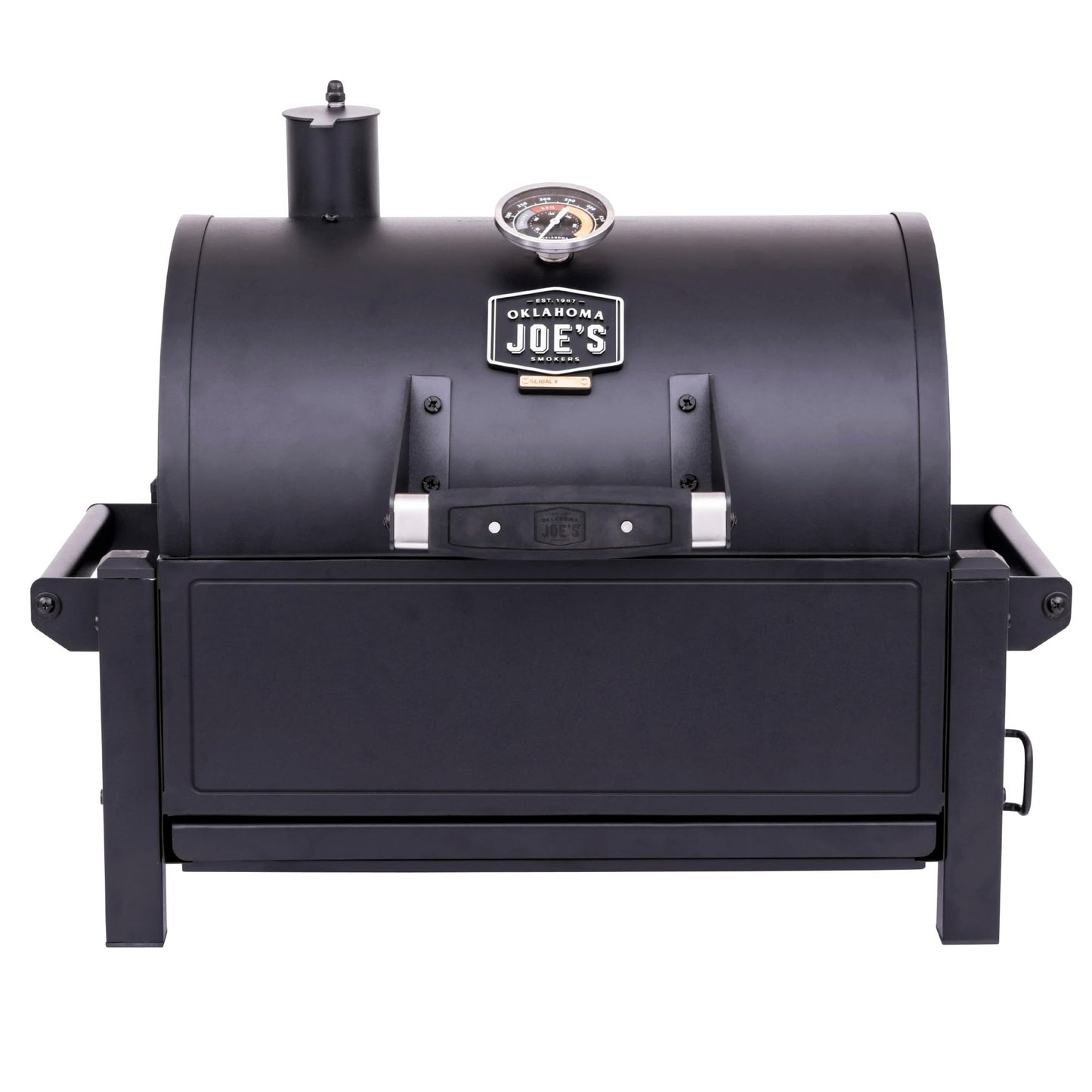 Oklahoma Joe's® Rambler Portable Charcoal Grill with 218 sq. in. Cooking Area, Portable Grill, Black