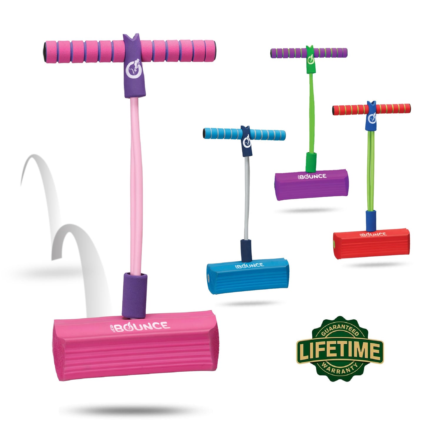 New Bounce Pogo Stick for Toddlers - Foam Jumper for Age 3,4,5,6,7,8 - Outdoor Jumping Toys - Birthday Gift for Toddler Girls and Boys
