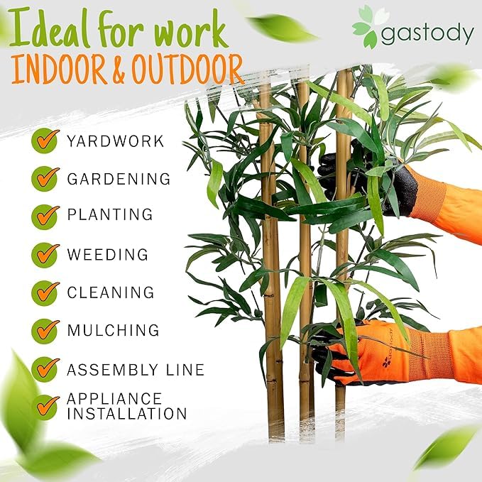 Gastody™ Long Gardening Gloves Women and Men S - Long Sleeve Garden Gloves Multipurpose Heavy Duty Outdoor and Indoor - Long Cuff Garden Gloves - Thorn Resistant Protective Work Rose Pruning Gloves