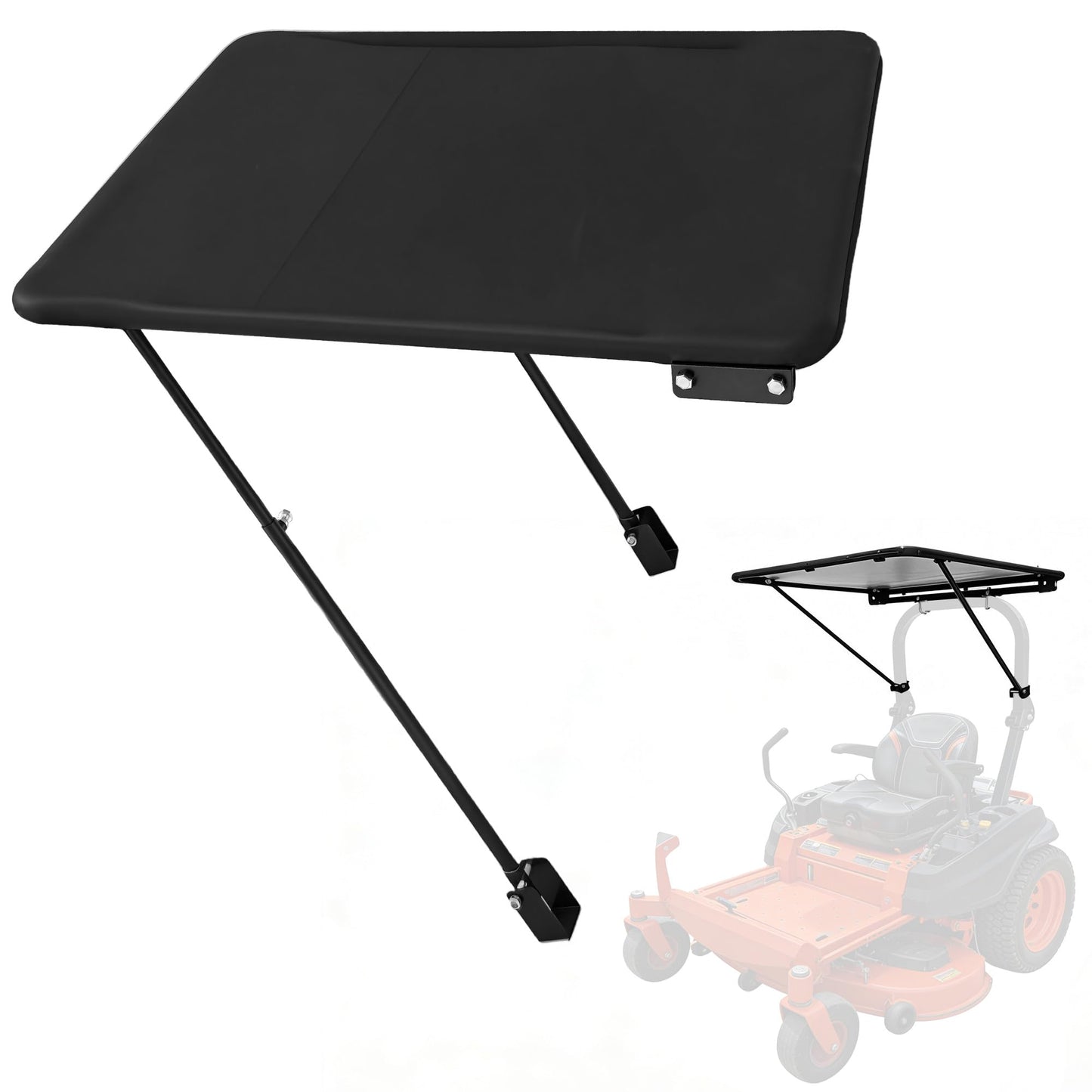 JL JiveLum Universal Tractor Canopy Compatible with ROPS – UV Resistant Sunshade Fit for Compact Tractors, Riding Mowers, Zero Turn Mowers & Lawn Tractors, Easy Install