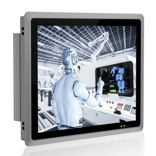 NORQIN 12.1 inches Industrial Embedded Panel PC,10 Point Capacitive Industrial Touch Screen Panel Computer,IP65 All-in-One Computer,Windows OS,for Home,Factory,Kiosk (i3-7100U,8GB RAM 256GB SSD)