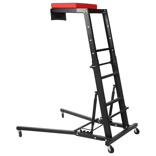 MERXENG 400lbs High Top Automotive Engine Creeper, 48" to 66" Adjustable Height Creeper for Garage Workshop Repair Maintenance Mechanic