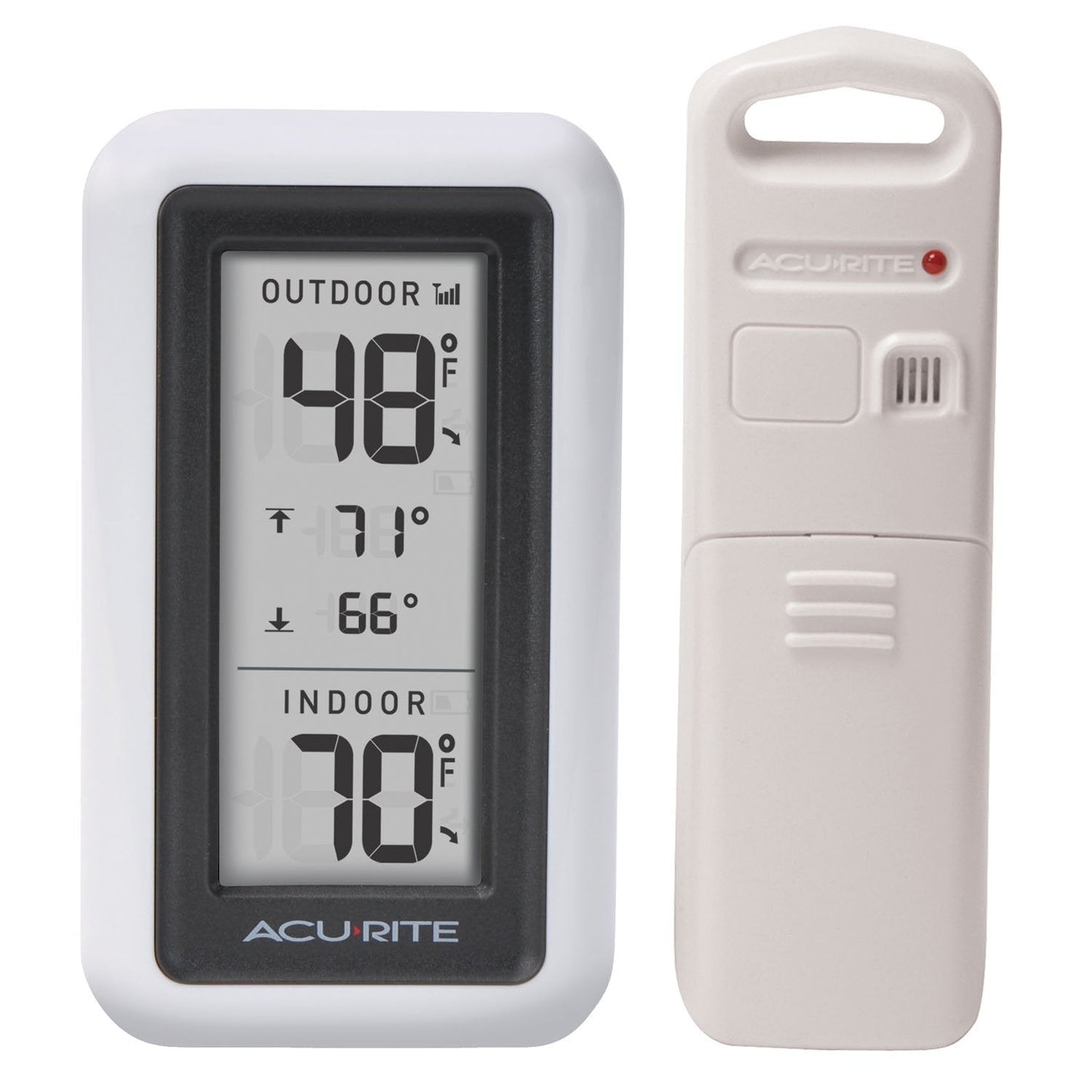 AcuRite Iris Home Weather Station with Wi-Fi, Temperature, Humidity, Wind, Rainfall (01540M) and Digital Thermometer with Indoor Outdoor Temperature (00424CA)