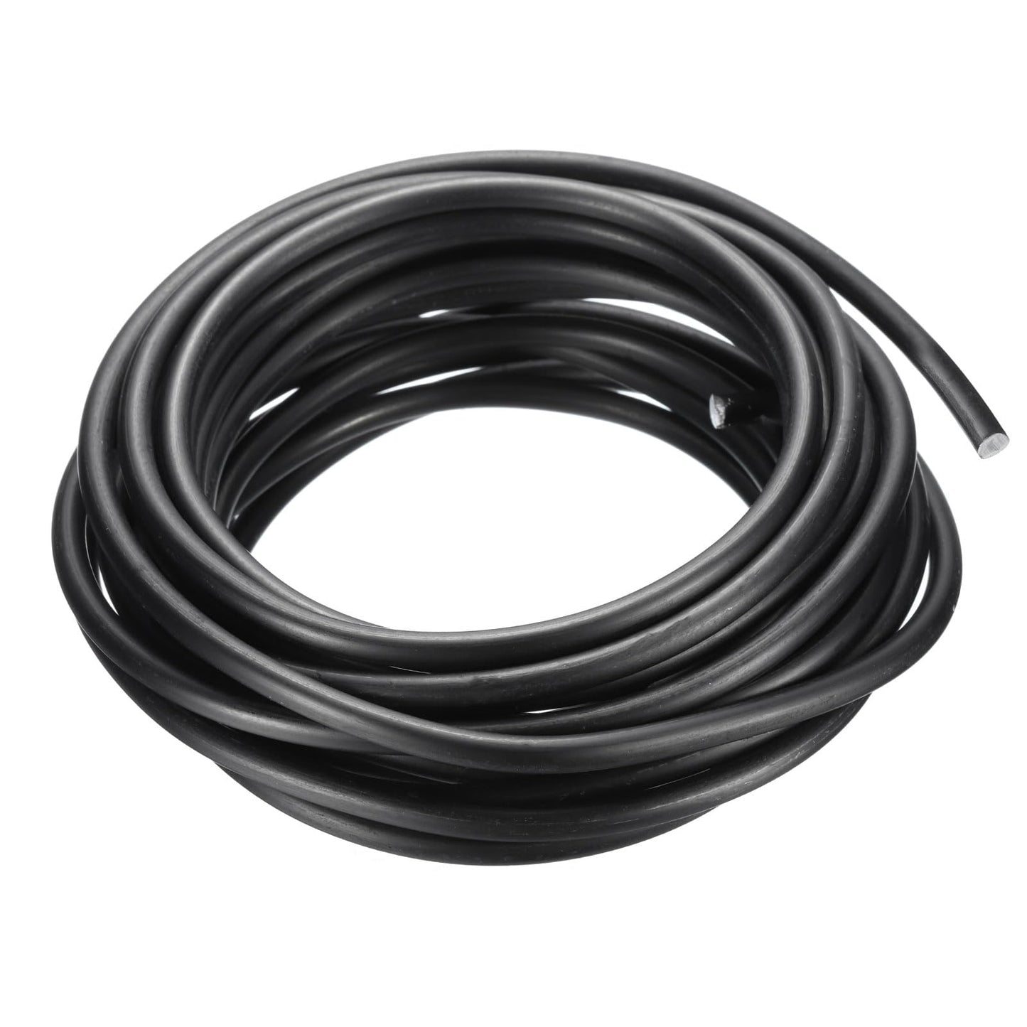 PATIKIL 6mm Bonsai Training Wire, 1 Roll Floral Wire Stems Anodized Aluminum Tree Wire 16.4 Feet Total for Gardening Branch Fixing, Black