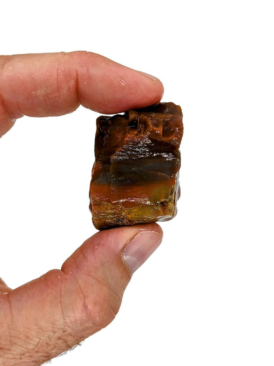 3 lbs Bulk Rough Agate, Jasper, Petrified Wood Stone Mix - 1 to 2 Inch Mixed Sizes. Natural Stones Perfect for Rock Tumbling, Wire Wrapping, Fountain, Decoration, Lapidary or Energy Stones