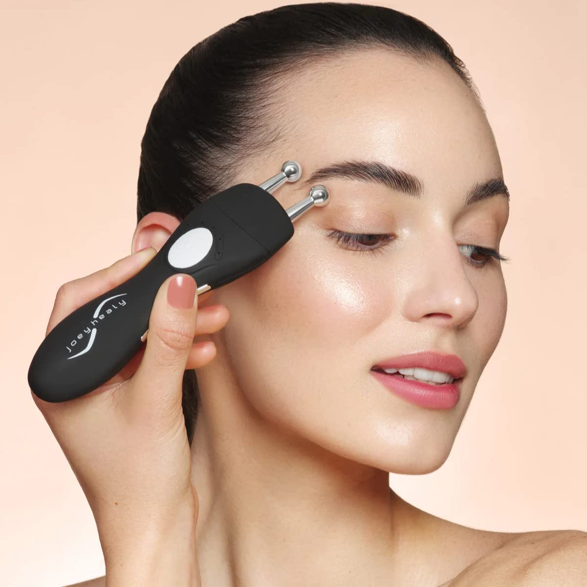 Joey Healy Face Renovation Device, Microcurrent Facial Sculpting, Smoothing & Skin Tightening + Microcurrent Gel with Hyaluronic Acid & Plant Extracts