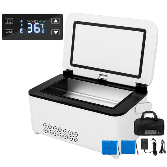 Sevenchip Insulin Cooler Box Insulin Pen Travel Cooler Mini Drug Refrigerator Case Diabetic Cooler Portable car Insulin Cooler Box USB Rechargeable LED Display (℉)