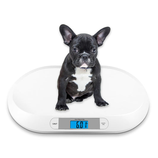 unipaws Digital pet Scale for Dogs Cats Babies. 44 Pound Capacity pounds Grams kilograms and ST:LB Weighing Units. 0.08 lbs Accuracy