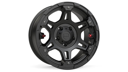 TeraFlex Nomad Split Spoke Off-Road Wheel – 5x5” – -12mm – Metallic Black