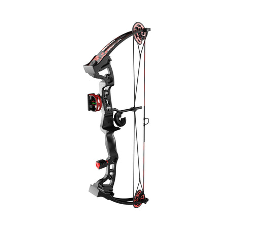 Barnett Vortex Lite G3 Youth Bow - 22-25in Draw Length, 18-29lb Hunting Compound Bow, Adjustable 60-70% Let Off, 3 Pin Fiber Optic Sight, Brush Retainer Rest, Fast Action Quiver, D Loop Installed