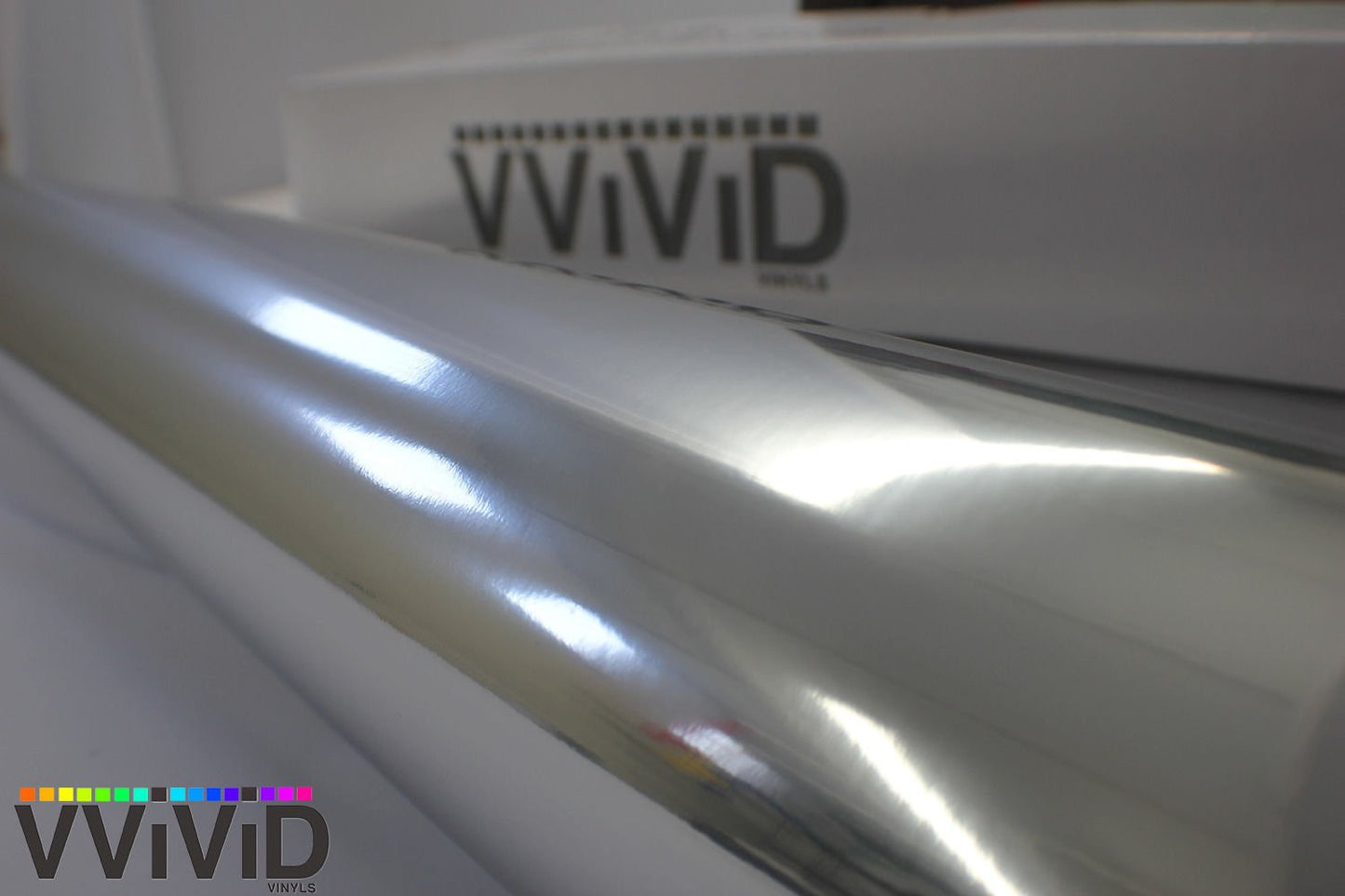 Silver Mirror Chrome Self-Adhesive Vinyl Wrap Film (100ft x 5ft)