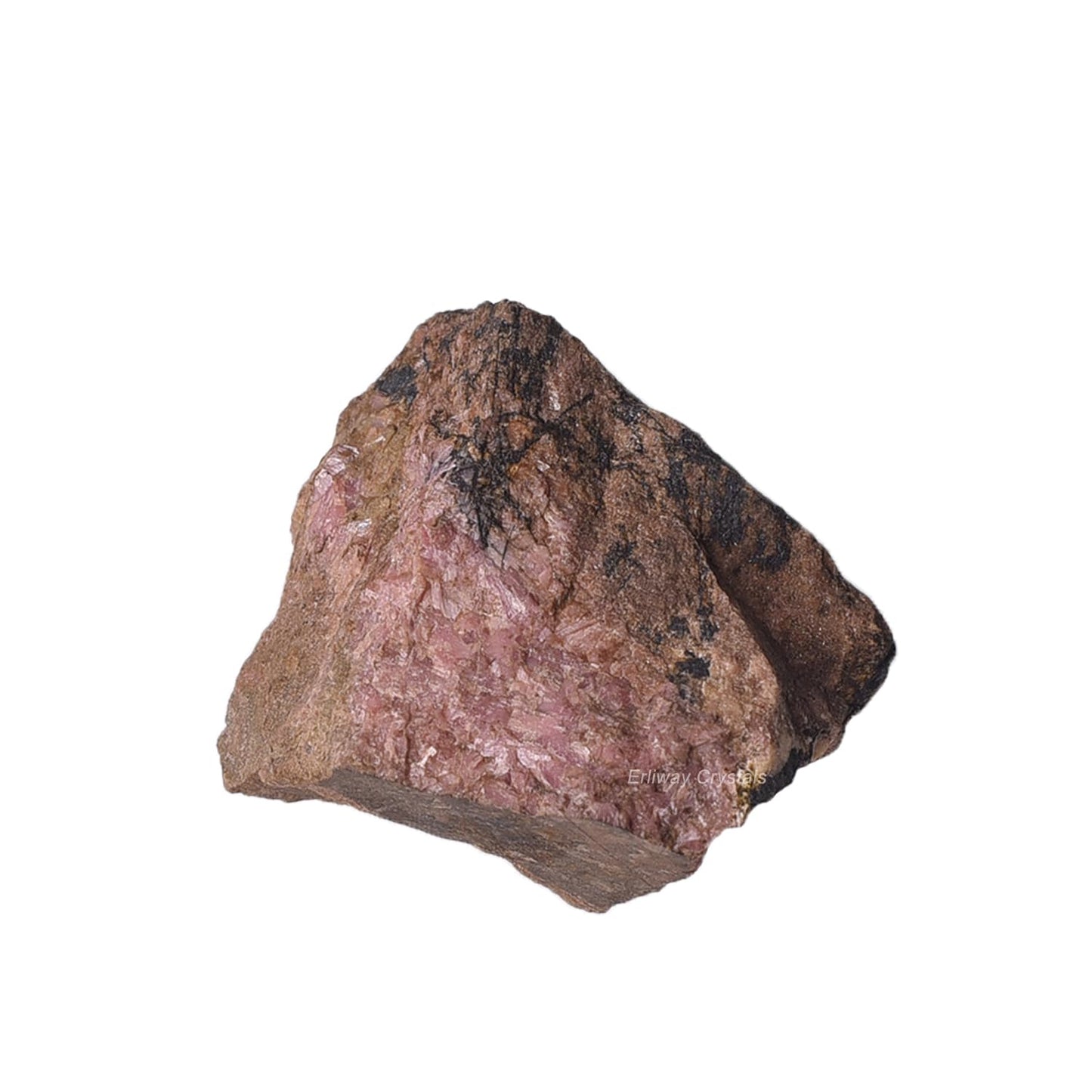 Rhodonite Raw Crystals, Large 1.25-2.0" Healing Crystals Natural Rough Stones Crystal for Tumbling, Cabbing, Fountain Rocks, Decoration, Polishing, Wire Wrapping, Wicca & Reiki