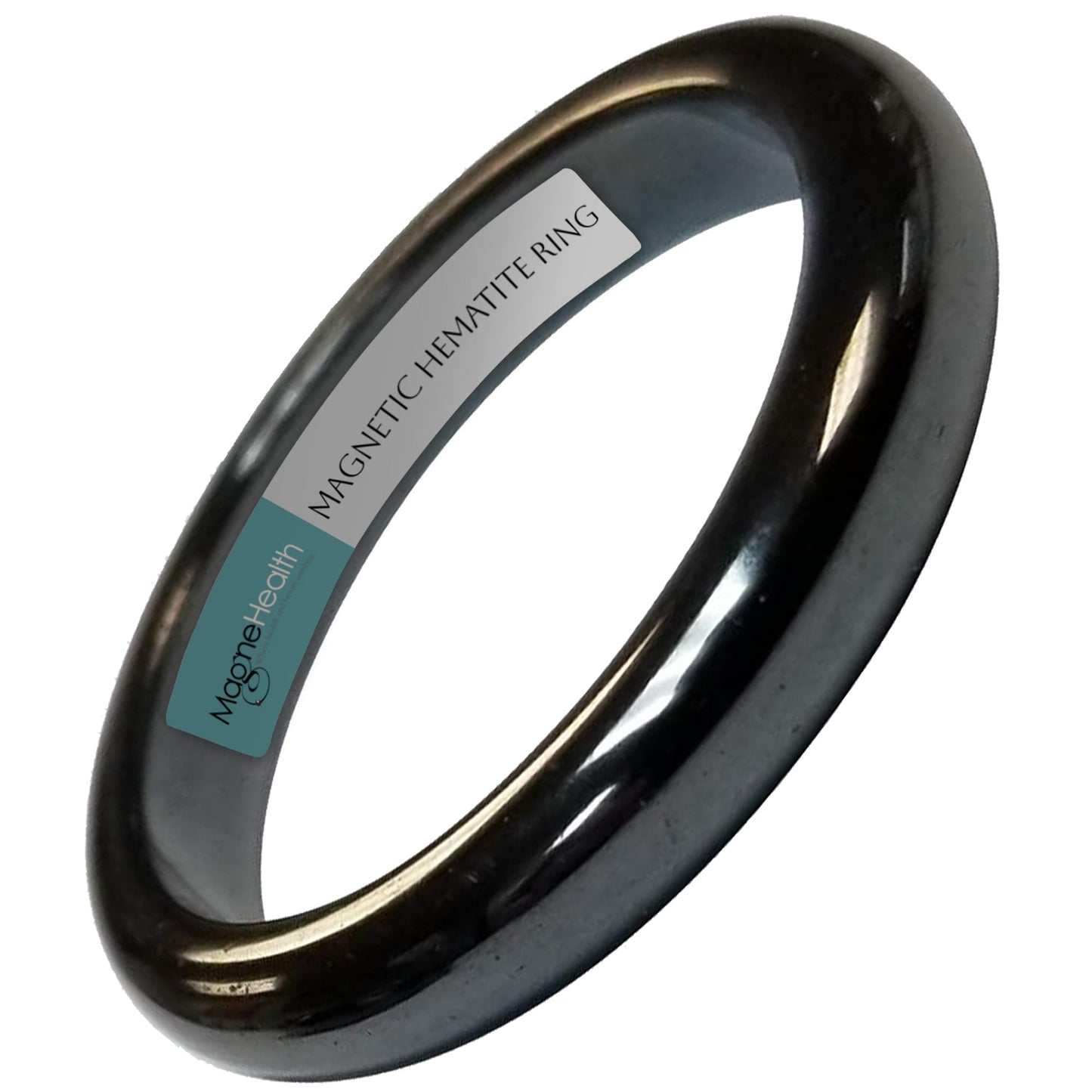 MAGNEHEALTH Holiday Hangover Hematite Ring, Elegant Magnetic Hematite Ring as Jewelry for Men and Women (Size 10)