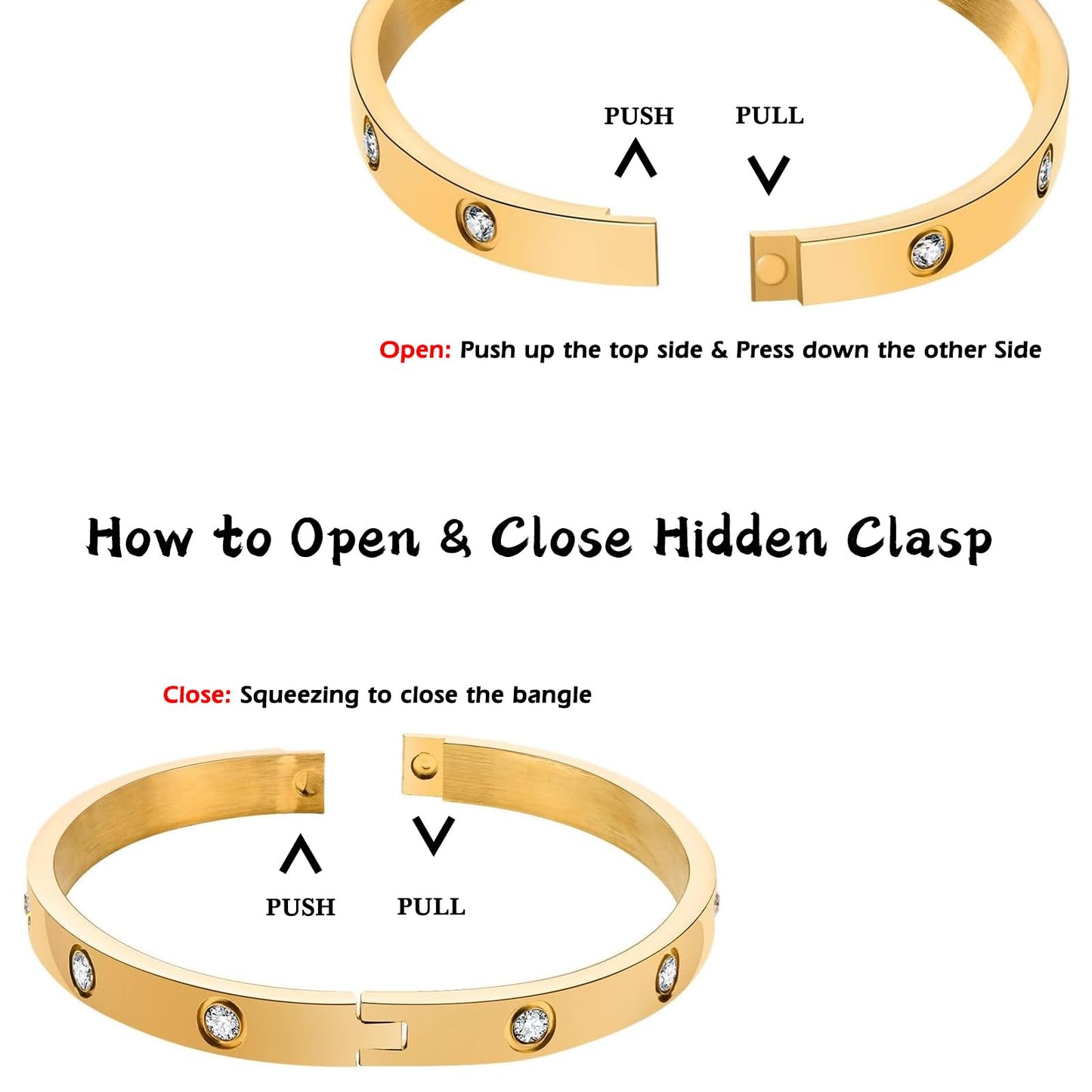 Chunky Gold Bangle Nail Love Bracelet Set for Women, Irregular Chunky Gold Bracelet Teardrop Wave Adjustable Twist Bangle Bracelets Gold Bracelet Non Tarnish Waterproof Jewelry for Women Gifts