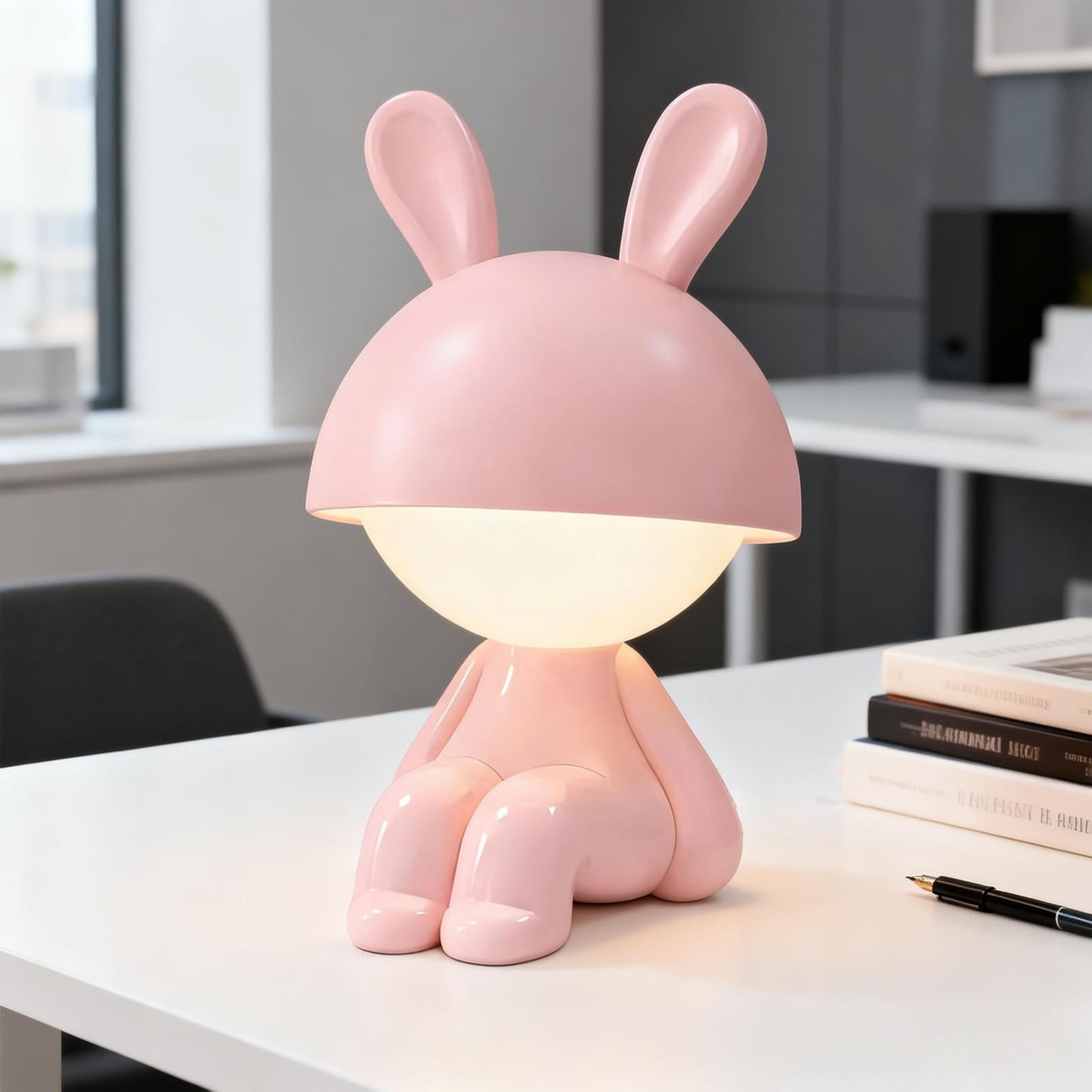 ShonlPin Night Lights for Kids,Rechargeable Table Light,Touch Bedside Lamps,Cordless Dimmable Warm White Light,Baby Nursery,Breastfeeding,Sleep Aid,Bunny Cute Decor Gifts for Newborn Toddler Boy Girls