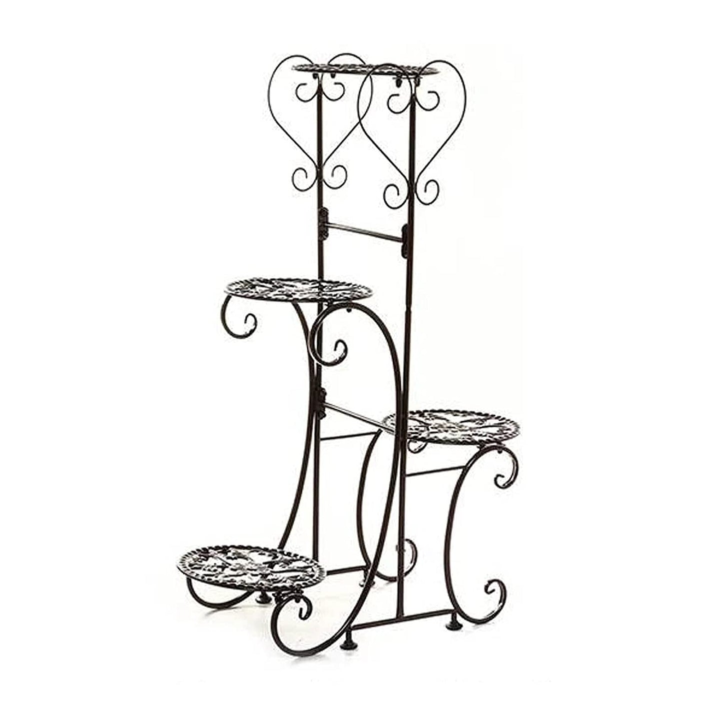 Plant Stand Plant Stand Tricycle Plant Stand Flower Pot Cart Bicycle Holder Rack for Home Garden Patio Flower Stands (Color : Coffee)