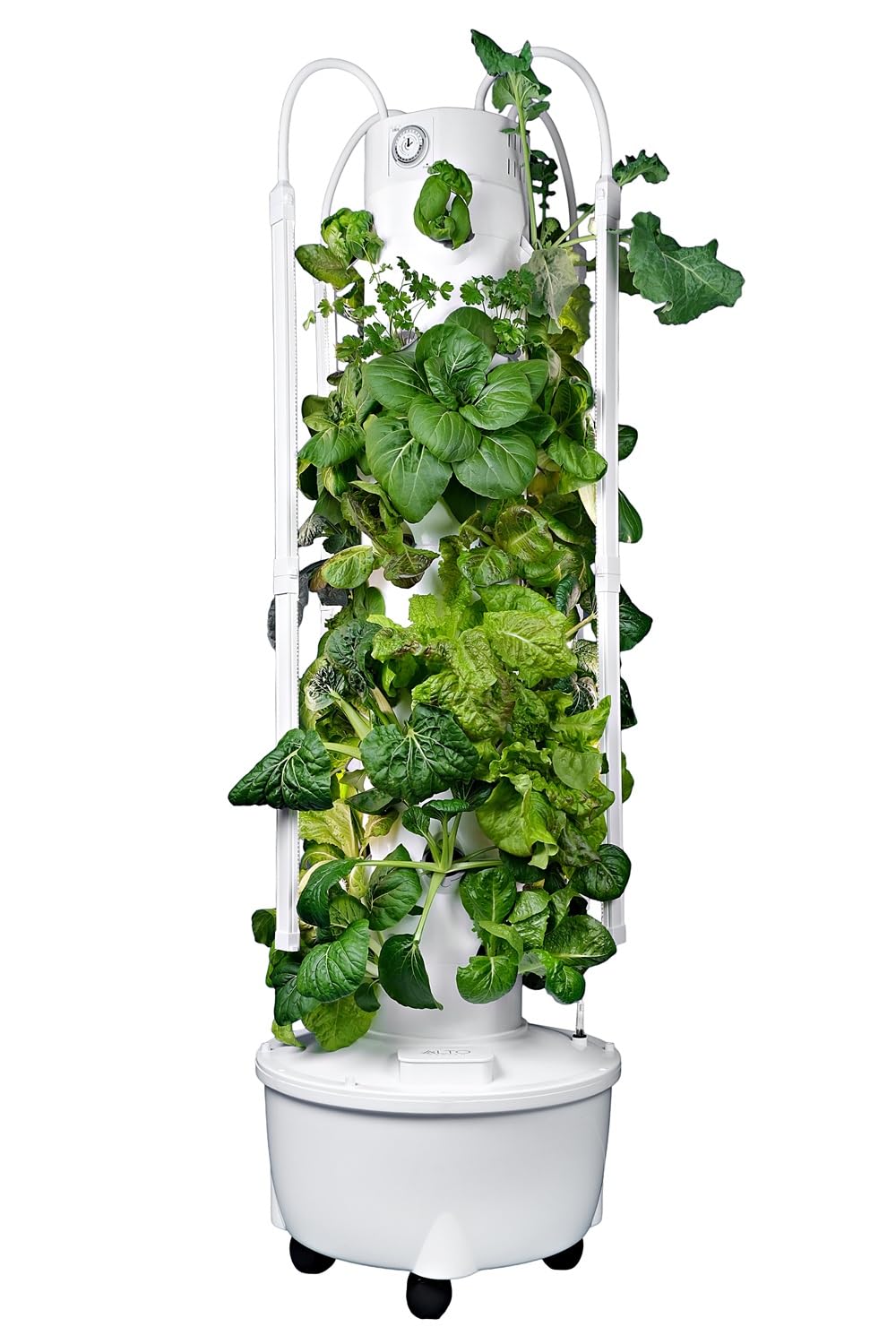 ALTO GARDEN HX Aeroponic Tower | High Capacity Tower | Hydroponics Growing System Kit | Food Grade with 40 Net Pots (with LED Grow Lights)