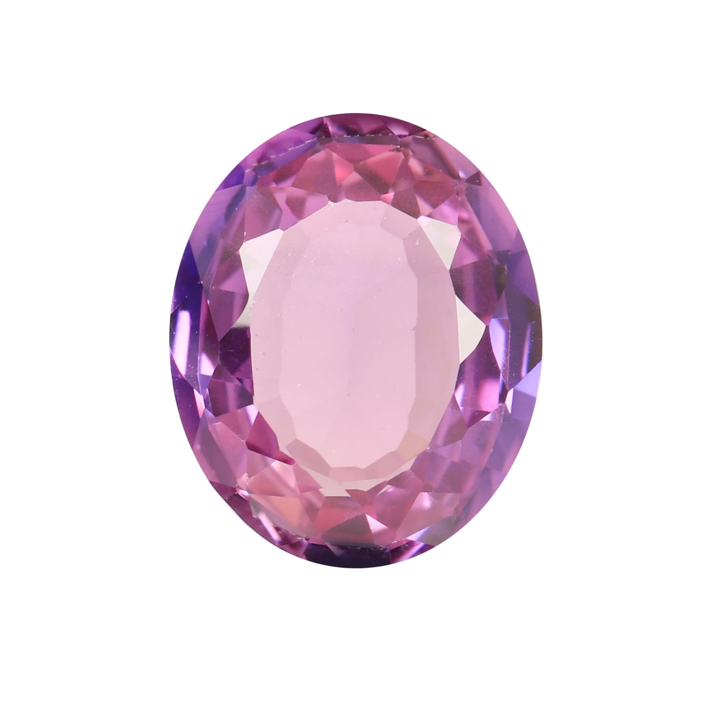 REAL-GEMS Jewelry Making Stone AAA+ 12.75 Carat Pink Kunzite Oval Cut Faceted Loose Gemstone for Pendant